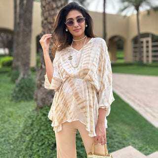 Caramel Kaftan Top
